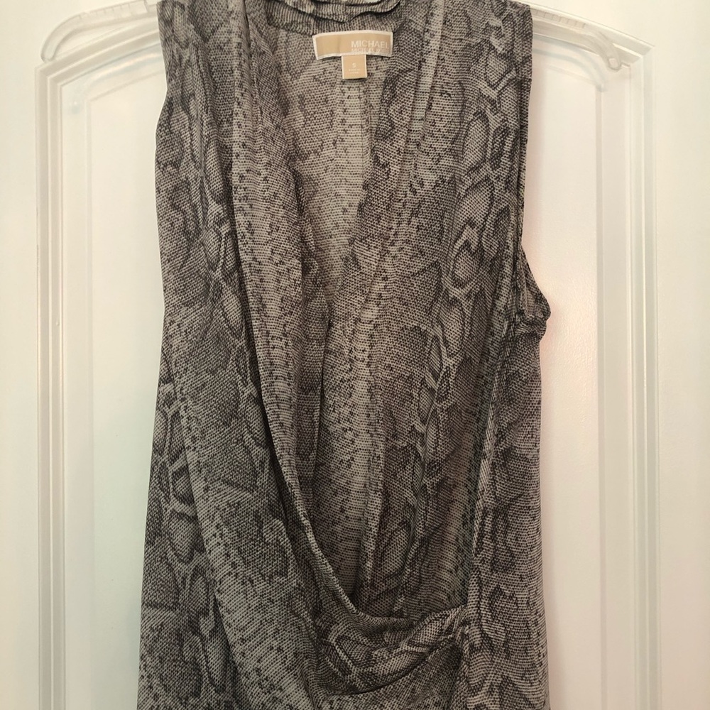 Michael Kors snakeskin print 100% blouse